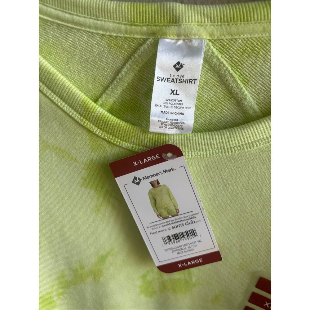 ❤️Member’s Mark Ladies Tie Dye Sweatshirt-NEW - Picture 2 of 3